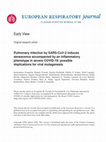 Research paper thumbnail of Pulmonary infection by SARS-CoV-2 induces senescence accompanied by an inflammatory phenotype in severe COVID-19: possible implications for viral mutagenesis
