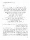 Research paper thumbnail of Machine Learning Approaches on High Throughput NGS Data to Unveil Mechanisms of Function in Biology and Disease