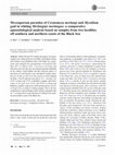 Research paper thumbnail of Myxosporean parasites of Ceratomyxa merlangi and Myxidium gadi in whiting Merlangius merlangus: a comparative epizootiological analysis based on samples from two localities off southern and northern coasts of the Black Sea