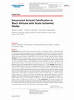 Research paper thumbnail of Intracranial Arterial Calcification in Black Africans with Acute Ischaemic Stroke