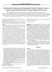 Research paper thumbnail of Multicenter Prospective Comparative Study of Robotic Versus Laparoscopic Gastrectomy for Gastric Adenocarcinoma