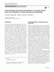 Research paper thumbnail of Vertical schooling and learning transformations in curriculum research: points and counterpoints in outdoor education and sustainability