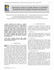 Research paper thumbnail of M Performance Analysis of Traffic Patterns over MANET Routing Protocols in Zigbee Personal Area Network