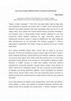 Research paper thumbnail of Çiçek Yarası Sergisi