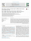 Research paper thumbnail of Mass balance estimates of carbon export in different water masses of the Chukchi Sea shelf