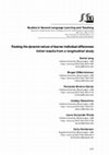 Research paper thumbnail of Tracking the dynamic nature of learner individual differences: Initial results from a longitudinal study