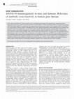 Research paper thumbnail of AAVrh.10 immunogenicity in mice and humans. Relevance of antibody cross-reactivity in human gene therapy