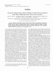 Research paper thumbnail of Group D Adenoviruses Infect Primary Central Nervous System Cells More Efficiently than Those from Group C