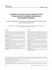 Research paper thumbnail of Translation and cross-cultural adaptation of the Traumatic Injuries Distress Scale to Persian