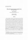 Research paper thumbnail of FDI and Economic Growth: Causality for the EU and ASEAN