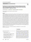 Research paper thumbnail of Development of control strategies for bacteria and fungi associated with a micropropagated new cultivar of orange-fleshed sweet potato (Ipomoea batatas cv. Agrosavia-Aurora