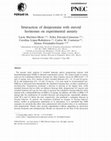 Research paper thumbnail of Interaction of desipramine with steroid hormones on experimental anxiety