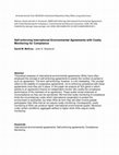 Research paper thumbnail of Self-enforcing International Environmental Agreements with Costly Monitoring for Compliance