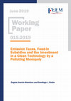 Research paper thumbnail of Emission Taxes, Feed-in Subsidies and the Investment in a Clean Technology by a Polluting Monopoly