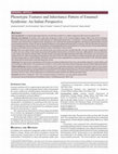 Research paper thumbnail of Phenotypic Features and Inheritance Pattern of Emanuel Syndrome: An Indian Perspective