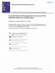 Research paper thumbnail of An examination of the potential for the use of the Maillard reaction to modify wood