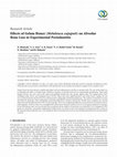 Research paper thumbnail of Effects of Gelam Honey (Melaleuca cajuputi) on Alveolar Bone Loss in Experimental Periodontitis