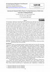 Research paper thumbnail of Analyzing the Managerial Skills of Heads of Teaching Departments at Public Sector Universities of Malakand Division