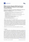 Research paper thumbnail of Highly Sensitive Magnetic-SERS Dual-Function Silica Nanoprobes for Effective On-Site Organic Chemical Detection