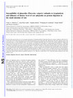 Research paper thumbnail of Susceptibility of phaseolin (Phaseolus vulgaris) subunits to trypsinolysis and influence of dietary level of raw phaseolin on protein digestion in the small intestine of rats