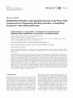 Research paper thumbnail of Endothelium, Platelets, and Coagulation Factors as the Three Vital Components for Diagnosing Bleeding Disorders: A Simplified Perspective with Clinical Relevance