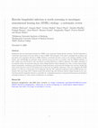 Research paper thumbnail of Borrelia burgdorferi infection is worth screening to investigate sensorineural hearing loss (SNHL) etiology: a systematic review