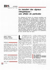 Research paper thumbnail of Le transfert des signaux mitogéniques : une affaire de particules