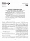 Research paper thumbnail of Poisoning by Senna obtusifolia in sheep