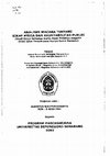 Research paper thumbnail of ANALISIS WACANA TENTANGSIKAP MEDIA DAN AKUNTABILITAS PUBLIK(Studi Kasus terhadap Berita Dana Mobilitas AnggotaDPRD Jawa Tengah pada Harian Suara Merdeka)(DISCOURSE ANALYSIS ON MEDIA'S ATTITUDE AND PUBLIC ACCOUNTABI-LITY (Case Study towards Stories of Mobility Fund for Central Java Provincial House o