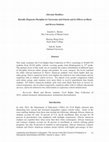 Research paper thumbnail of Alternate Realities: Racially Disparate Discipline in Classrooms and Schools and Its Effects on Black and Brown Students