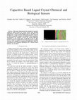 Research paper thumbnail of Capacitive Based Liquid Crystal Chemical and Biological Sensors