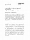 Research paper thumbnail of Stagnation-point flow against a liquid film on a plane wall