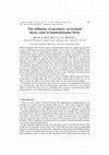 Research paper thumbnail of The influence of geometry on inviscid decay rates in haemodynamic flows