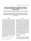 Research paper thumbnail of Calidad físico química de las principales marcas de leche pasteurizada consumidas en la ciudad de Maracaibo