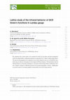 Research paper thumbnail of Lattice study of the infrared behavior of QCD Green's functions in Landau gauge