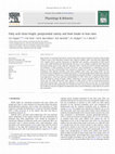 Research paper thumbnail of Fatty acid chain length, postprandial satiety and food intake in lean men