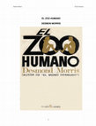 Research paper thumbnail of El Zoo Humano - Desmond Morris