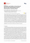 Research paper thumbnail of Reliability and Validity of Near-Infrared Spectroscopy Mitochondrial Capacity Measurement in Skeletal Muscle