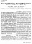 Research paper thumbnail of Human Enteric Defensin Genes: Chromosomal Map Position and a Model for Possible Evolutionary Relationships