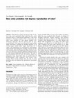 Research paper thumbnail of Does avian predation risk depress reproduction of voles?