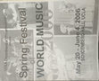 Research paper thumbnail of Spring Festival of WORLD MUSIC