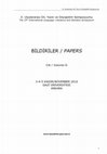 Research paper thumbnail of BİLDİRİLER / PAPERS