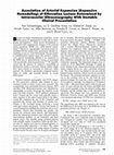 Research paper thumbnail of Association of arterial expansion (expansive remodeling) of bifurcation lesions determined by intravascular ultrasonography with unstable clinical presentation