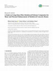 Research paper thumbnail of A Study on Using Glass Fiber-Reinforced Polymer Composites for Shear and Flexural Enhancement of Reinforced Concrete Beams