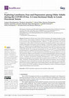 Research paper thumbnail of Exploring Loneliness, Fear and Depression among Older Adults during the COVID-19 Era: A Cross-Sectional Study in Greek Provincial Towns