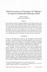 Research paper thumbnail of Ethical Consequence of Autonomous AI. Challenges for Empiricist and Rationalist Philosophy of Mind