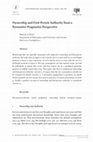 Research paper thumbnail of Ownership and First-Person Authority from a Normative Pragmatist Perspective