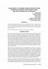 Research paper thumbnail of Measuring Customer Satisfaction in Turk Telekom Company Using Structural Equation Modeling Technique