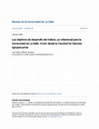 Research paper thumbnail of Los objetivos de desarrollo del milenio, un referencial para la Universidad de La Salle. Visión desde la facultad de ciencias agropecuarias