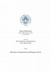 Research paper thumbnail of Estetica ed esperienza dell’opera d’arte